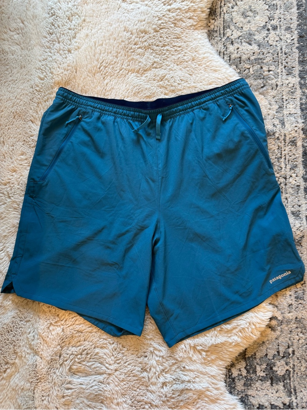 Patagonia 8” blue Athletic Shorts